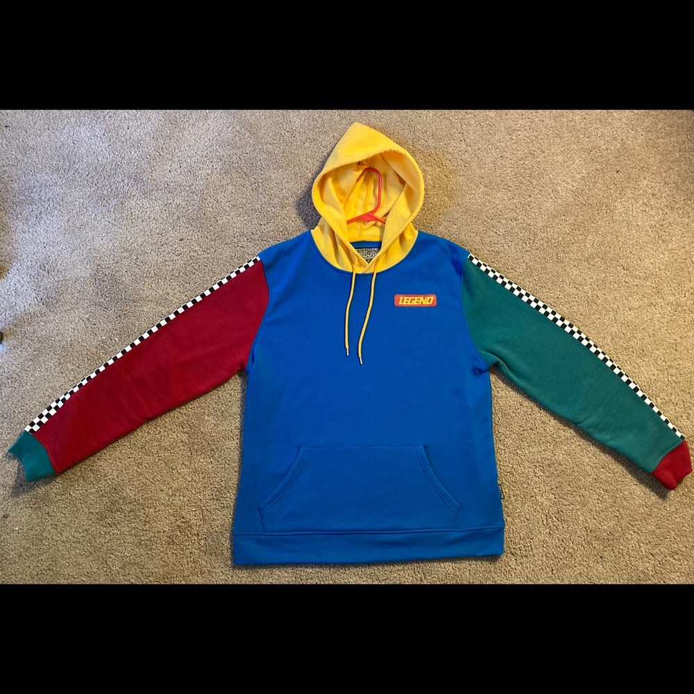NWOT Color Block Hoodie